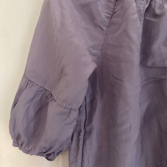 Silky Blouse Tunic Mauve Purple Made in Italy - Picture 7 of 14